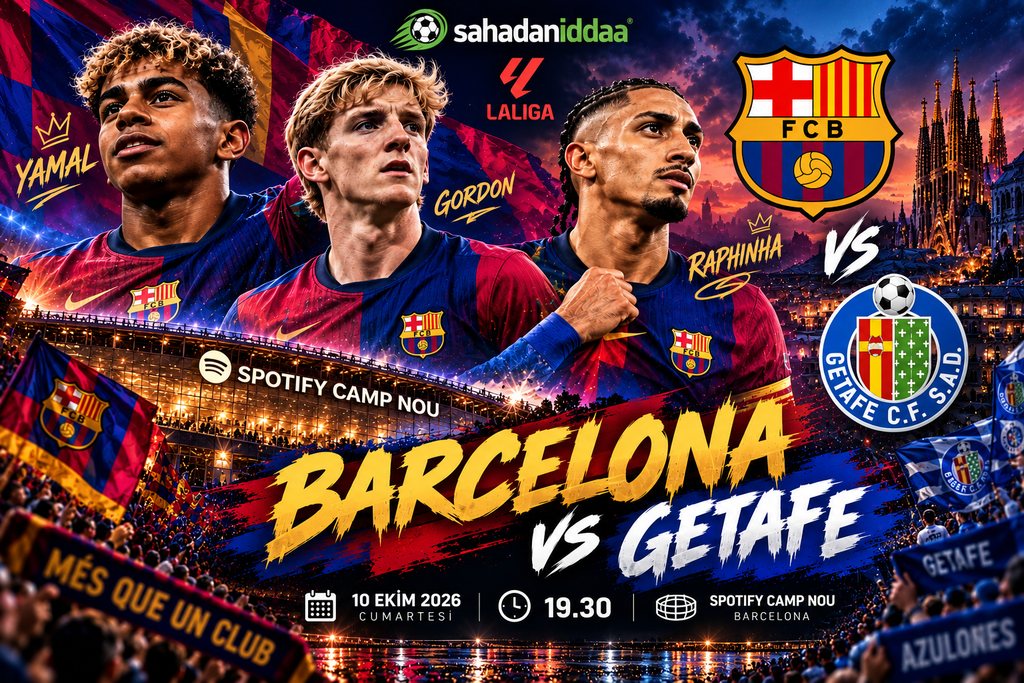 İspanya La Liga'nın Namağlup Lideri Barcelona, Getafe Karşısında Sahalara Geri Dönüyor! Dev Maç Cumartesi Akşamı - İddaa Tahmini