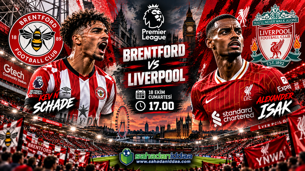 İngiltere Premier Lig'de Maç Kaybetmeyen Brentford, Gtech Community Ev Sahipliğinde Liverpool'u Konuk Ediyor - İddaa Tahmini