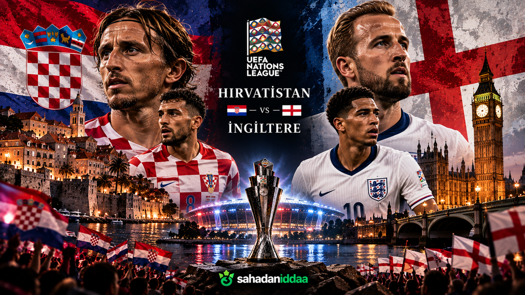 UEFA Uluslar Ligi'nde Cumartesi Akşamı Dev Eşleşme! Hırvatistan Taraftarı Önünde İngiltere'ye Karşı Galibiyet Arayacak - İddaa Tahmini