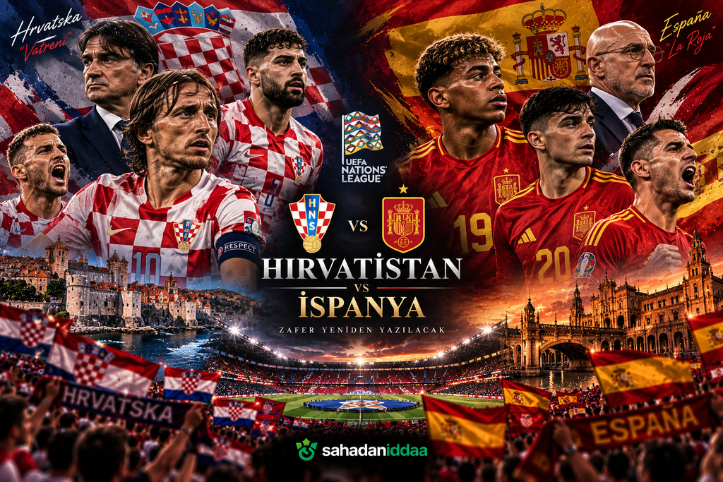 UEFA Uluslar A Ligi 3. Grup'ta Tüm Maçlarını Kazanarak Zirvede Oturan İspanya, Salı Akşamı Hırvatistan Deplasmanına Konuk Oluyor - İddaa Tahmini