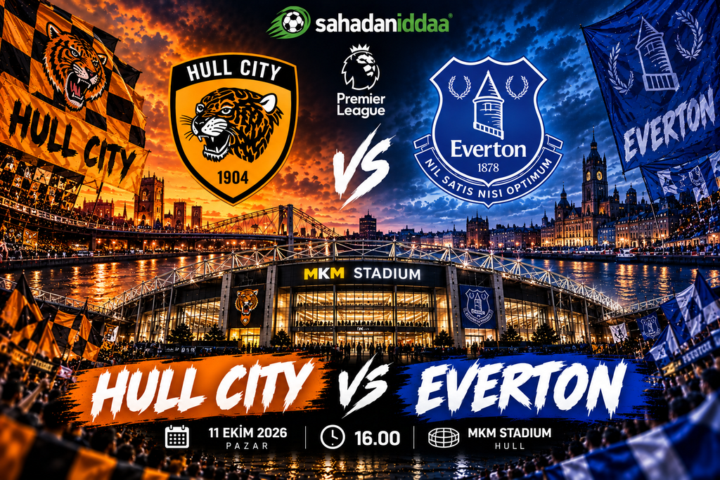 İngiltere Premier Lig'de Heyecan Devam Ediyor: Pazar Akşamı Hull City ile Everton Karşı Karşıya Geliyor - İddaa Tahmini