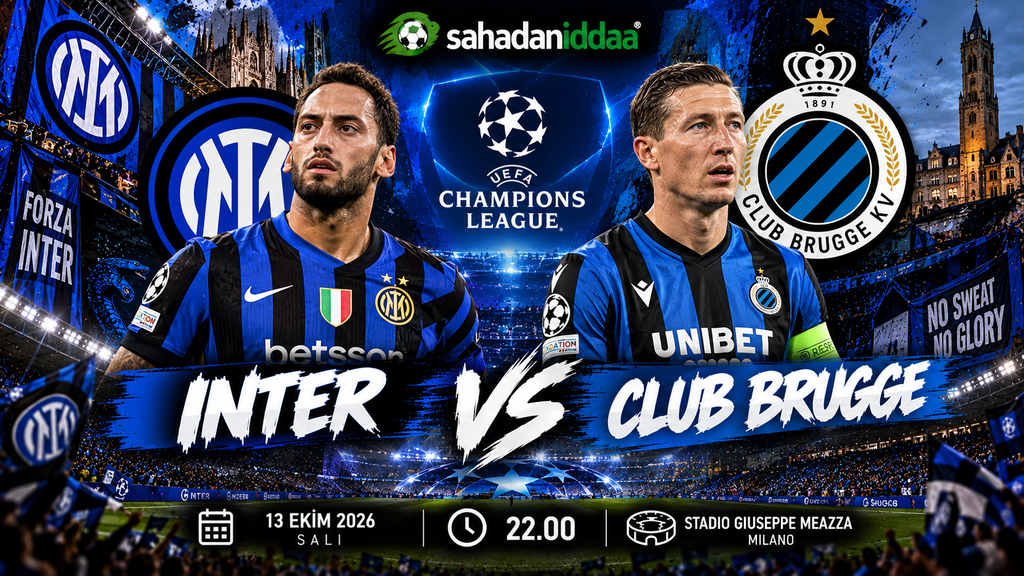 UEFA Şampiyonlar Ligi'nde İkinci Hafta Fikstürü Devam Ederken, İnter Evinde Club Brugge'ü Konuk Ediyor - İddaa Tahmini