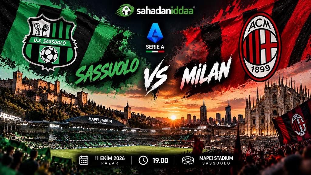 İtalya Serie A Ligi'nin Yenilgisiz Takımı Milan, Pazar Akşamında Sassuolo Deplasmanına KonuK Oluyor - İddaa Tahmini